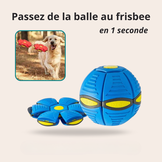 Frisbee Ball 2 en 1 - Lancez, Jetez, Sautez… Bonheur garanti !