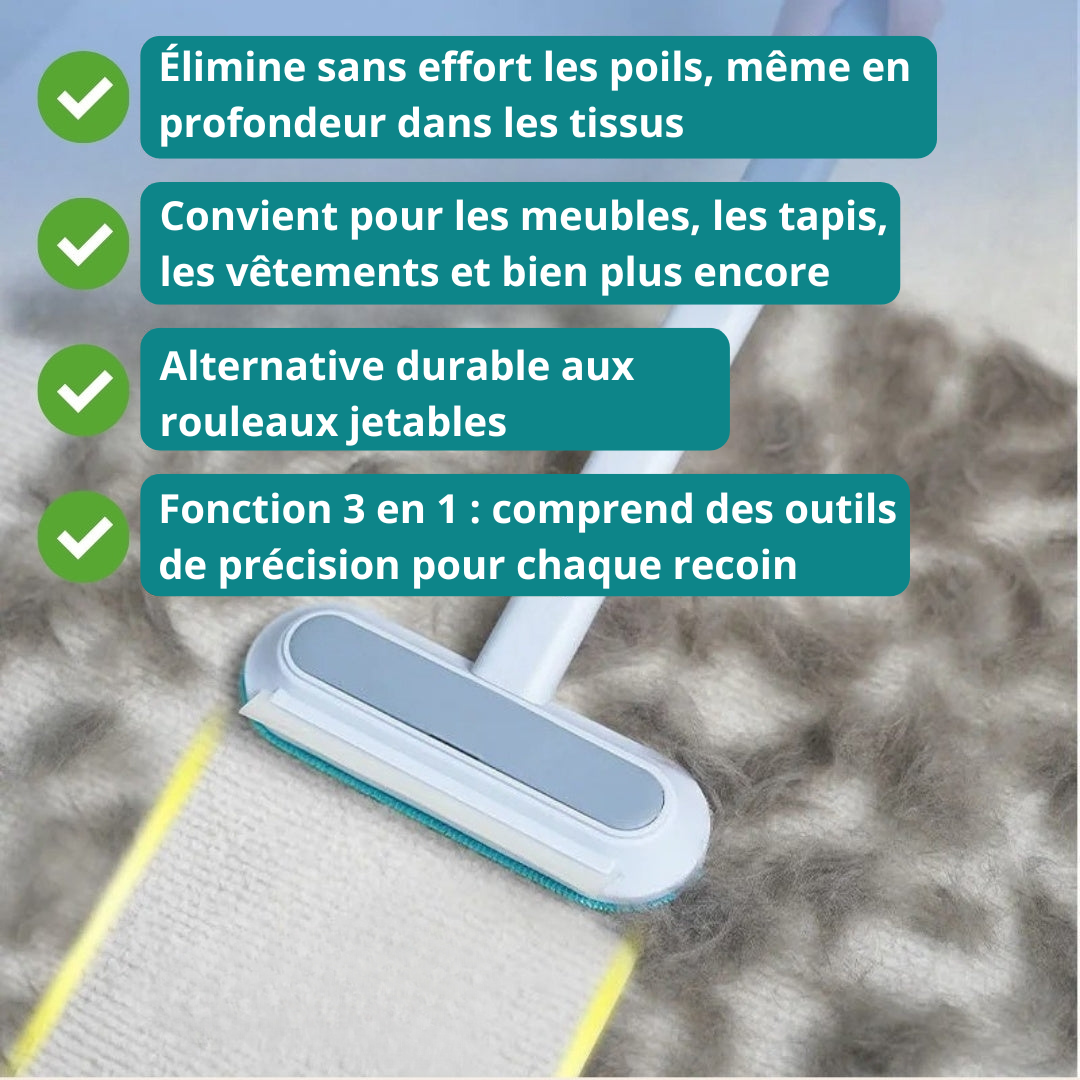 Brosse Anti-Poils Lirox - Éliminez les poils en un passage