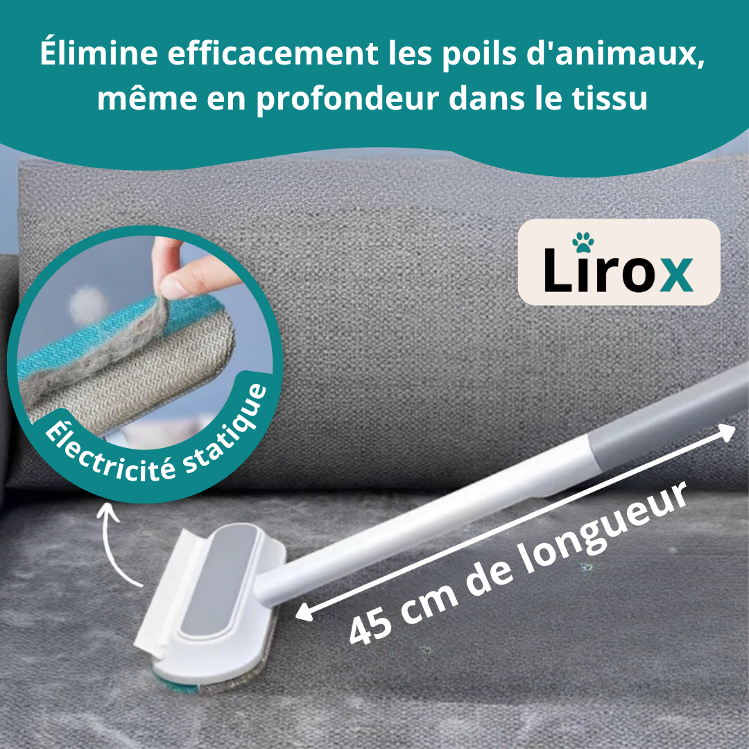 Brosse Anti-Poils Lirox - Éliminez les poils en un passage