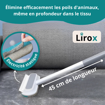 Brosse Anti-Poils Lirox - Éliminez les poils en un passage